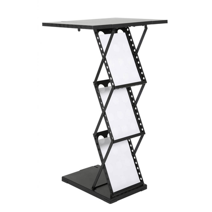 Artikelbild 5 für update displays Prospektständer schwarz DIN A4 3 Fächer 29,0 x 40,0 x 95,5 cm, 1 St., Artikelnummer 217446