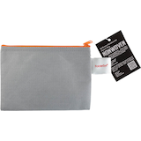 Artikelbild 1 für FolderSys Reißverschlussbeutel DIN A6 grau/orange 0,15 mm, 1 St., Artikelnummer 372981