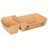 Artikelbild 1 für conpax Pappschalen NOTPLA braun 18,0 x 9,0 cm, 80 St., Artikelnummer 618767