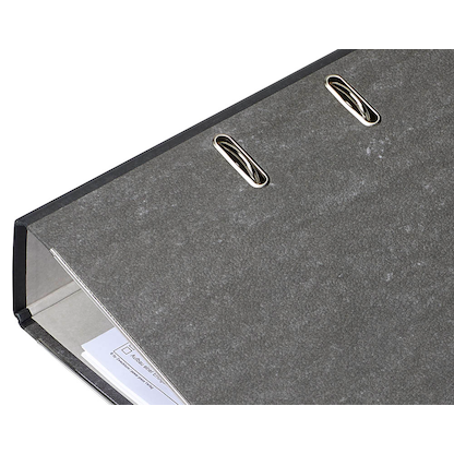 Artikelbild 3 für Grüner Balken Ordner schwarz marmoriert Karton 8,0 cm DIN A4, 1 St., Artikelnummer 111583