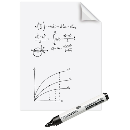 Artikelbild für Legamaster Flipchart-Folie Magic-Chart Whiteboard blanko 60,0 x 80,0 cm, 25 Blatt, Artikelnummer 345439