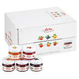 Artikelbild 1 für d’arbo Naturrein Erdbeere, Aprikose, Himbeere, Kirsche, Schwarze Johannisbeere Konfitüre, 60 St., Artikelnummer 978254