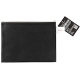 Artikelbild 1 für FolderSys Reißverschlussbeutel DIN A5 schwarz/grau 0,15 mm, 1 St., Artikelnummer 373007