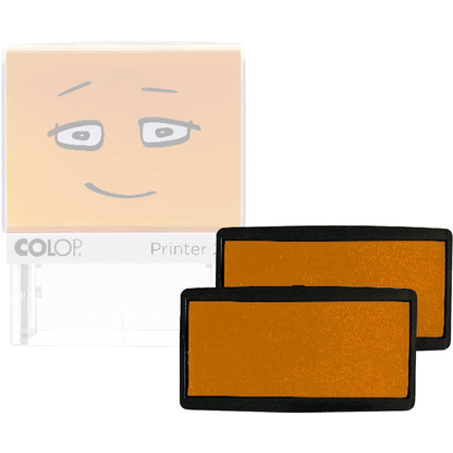 Artikelbild für COLOP Stempelkissen Nio School orange 3,8 x 1,7 cm, 2 St., Artikelnummer 620049