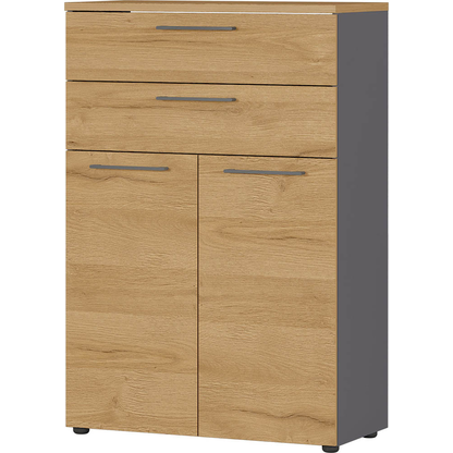 Artikelbild für GERMANIA Aktenschrank Agenda Home, 4233-564 grafit, grandson-eiche 1 Fachboden 80,0 x 40,0 x 120,0 cm, Artikelnummer 121634