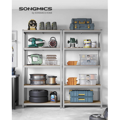 Artikelbild 2 für SONGMICS Schwerlastregal GLR050E01 silber 100,0 x 50,0 x 200,0 cm, Artikelnummer 263029