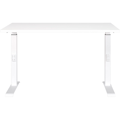 Artikelbild 4 für GERMANIA Mailand höhenverstellbarer Schreibtisch weiß rechteckig, C-Fuß-Gestell weiß 120,0 x 80,0 cm, Artikelnummer 136297