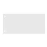 Artikelbild 1 für office discount Trennstreifen weiß, 190 g Karton 24,0 x 10,5 cm, 100 St., Artikelnummer 432536