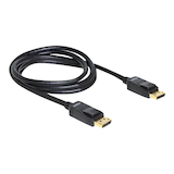 Artikelbild 1 für DeLOCK DisplayPort Kabel 2,0 m schwarz, 1 St., Artikelnummer 577027