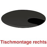 Artikelbild 1 für Kerkmann Move Kabeldurchführung 6,0 cm schwarz, Artikelnummer 487613