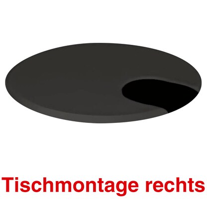 Artikelbild für Kerkmann Move Kabeldurchführung 6,0 cm schwarz, Artikelnummer 487613