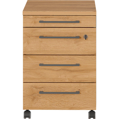 Artikelbild 6 für GERMANIA Agenda Home Rollcontainer grafit, grandson-eiche 4 Auszüge 42,0 x 49,0 x 61,0 cm, Artikelnummer 121844