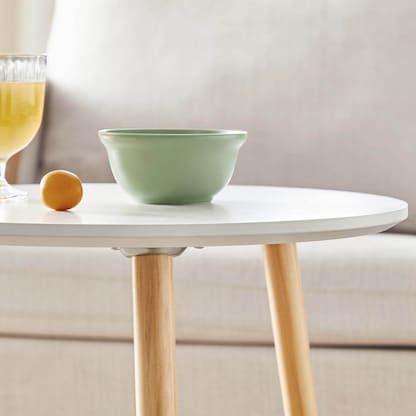 Artikelbild 10 für VASAGLE Beistelltische-Set rund MDF-Platte weiß, 2 St., Artikelnummer 291217