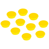 Artikelbild 1 für FRANKEN Haftmagnet Magnete gelb, Kunststoff Ø 1,27 cm, 10 St., Artikelnummer 530436