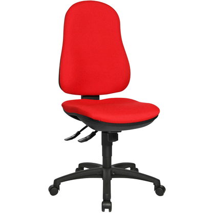 Artikelbild für Topstar Bürostuhl Support SY, 8550 G21 Stoff rot, Gestell schwarz, Artikelnummer 617656