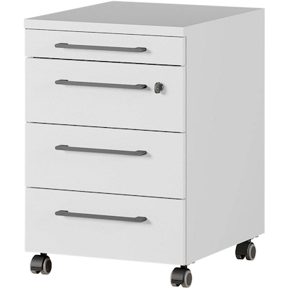 Artikelbild für GERMANIA Agenda Office Rollcontainer lichtgrau 4 Auszüge 42,0 x 49,0 x 61,0 cm, Artikelnummer 121802