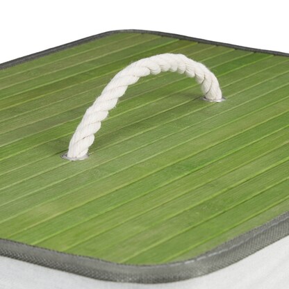 Artikelbild 6 für relaxdays Wäschekorb grün, 1 St., Artikelnummer 393262