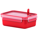 Artikelbild 1 für emsa Mikrowellendose CLIP & MICRO rot 0,8 l, 1 St., Artikelnummer 477028