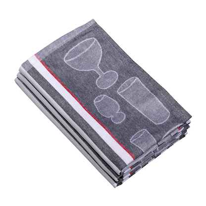 Artikelbild für Dyckhoff Geschirrtücher anthrazit 50,0 x 70,0 cm, 3 St., Artikelnummer 135731