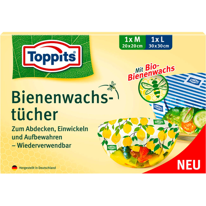 Artikelbild für Toppits Bienenwachstücher 2 St., Artikelnummer 441909