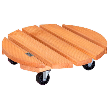 Artikelbild für WAGNER® design yourself Pflanzenroller TOSCANA GH 0163 Holz, Ø 38,0 cm hellbraun rund, 1 St., Artikelnummer 420437