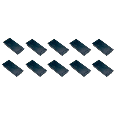 Artikelbild für FRANKEN Haftmagnet Magnet schwarz, Kunststoff 2,3 x 5,0 cm, 10 St., Artikelnummer 530701