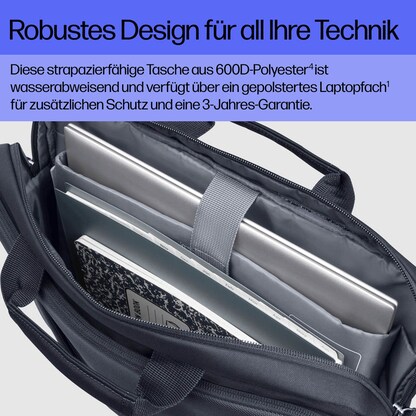 Artikelbild 14 für HP Laptoptasche Everyday Kunststoff grau A08KJAA bis 35,6 cm (14 Zoll), Artikelnummer 506236