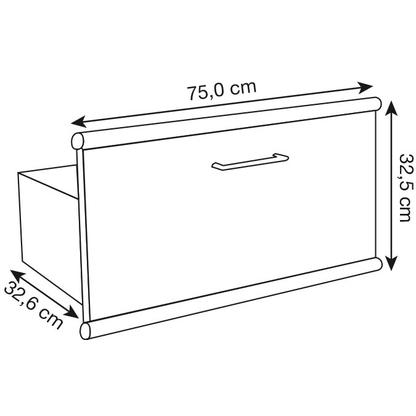 Artikelbild 2 für Kerkmann Lago Schublade anthrazit 75,0 x 32,6 x 32,5 cm, Artikelnummer 308332