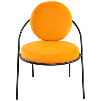 Artikelbild 3 für meet powered by PAPERFLOW Sessel SATURNE safran schwarz Stoff 70,0 x 73,0 x 88,0 cm, 1 St., Artikelnummer 231526