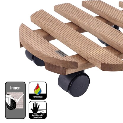 Artikelbild 5 für WAGNER® design yourself Pflanzenroller COUNTRY GH 0183 Holz, Ø 30,0 cm dunkelbraun rund, 1 St., Artikelnummer 419954