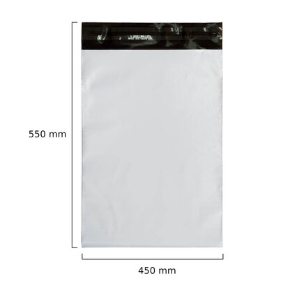 Artikelbild 3 für LMG Folienversandtaschen Super elastisch ohne Fenster weiß 100 St., Artikelnummer 576326