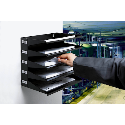 Artikelbild für DURABLE Sortierstation schwarz mit 5 Fächern, Artikelnummer 102215