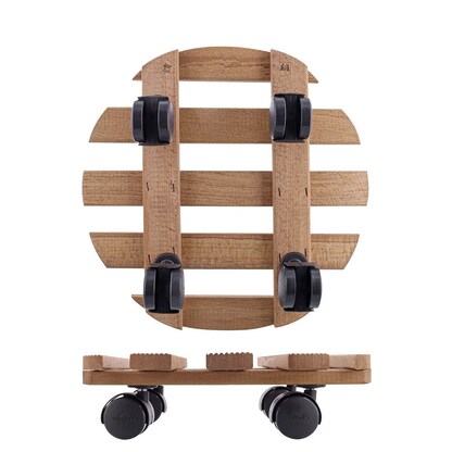 Artikelbild 4 für WAGNER® design yourself Pflanzenroller COUNTRY GH 0183 Holz, Ø 30,0 cm dunkelbraun rund, 1 St., Artikelnummer 419954