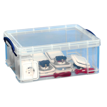 Artikelbild 3 für Really Useful Box Aufbewahrungsbox 9,0 l transparent 39,5 x 25,5 x 15,5 cm, 1 St., Artikelnummer 253856