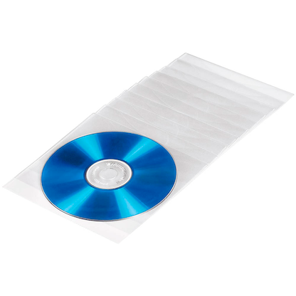 Artikelbild 3 für hama 1er CD-/DVD-Hüllen transparent, 50 St., Artikelnummer 624569
