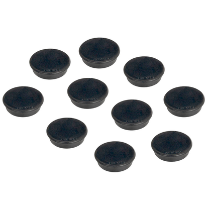 Artikelbild für FRANKEN Haftmagnet Magnete schwarz, Kunststoff Ø 3,2 x 0,7 cm, 10 St., Artikelnummer 530764