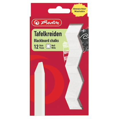 Artikelbild für herlitz Kreide weiß 12 St., Artikelnummer 360392