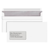 Artikelbild 1 für dots Briefumschläge DIN lang mit Fenster weiß selbstklebend 250 St., Artikelnummer 118083