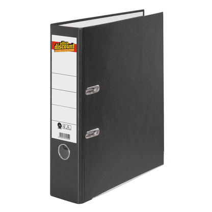 Artikelbild für office discount Umwelt Ordner schwarz Karton 8,0 cm DIN A4, 1 St., Artikelnummer 153932