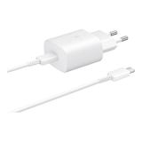 Artikelbild 1 für SAMSUNG Ladekabel mit Adapter weiß, Kabellänge: 1,0 m, 25 Watt, Artikelnummer 250557