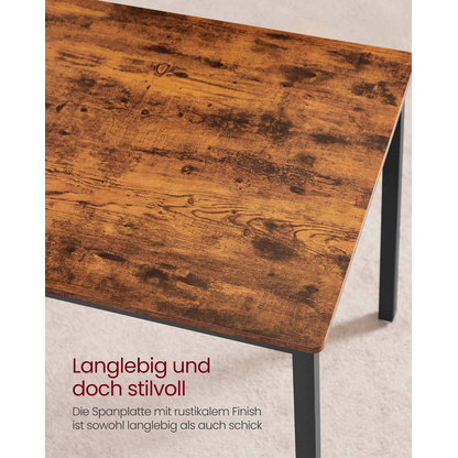 Artikelbild 10 für VASAGLE Sitzgruppe, schwarz Holz, Metall, 3-teilig, Artikelnummer 289409