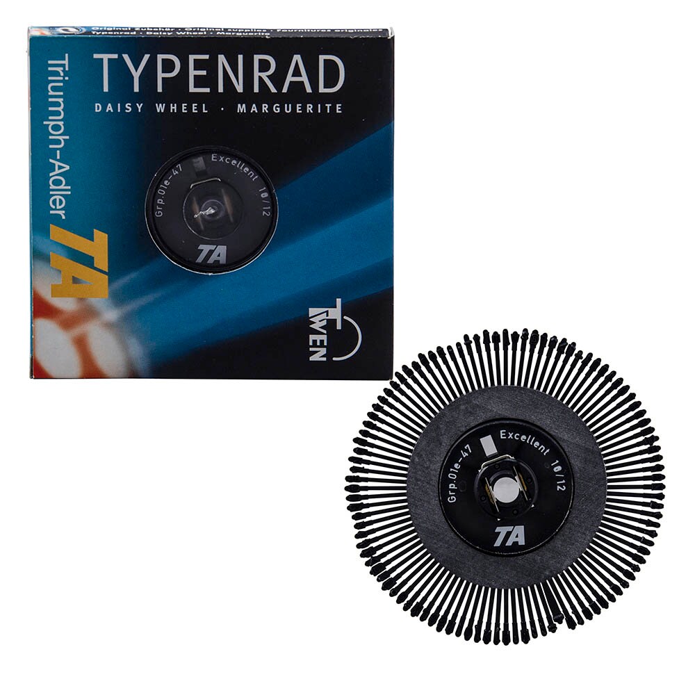TA Triumph Adler Typenrad Grp 01-104 MAY PS Gabriele 100 8008 Twen T180