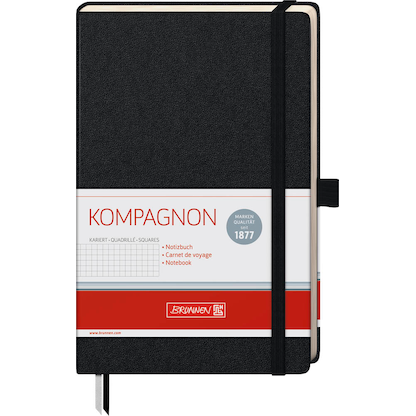 Artikelbild 3 für BRUNNEN Notizbuch KOMPAGNON DIN A4 kariert, schwarz Hardcover 192, davon 16 zum Heraustrennen Seiten, 1 St., Artikelnummer 457481