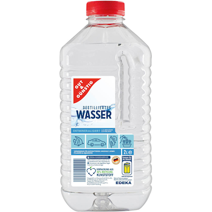 Artikelbild für GUT&GÜNSTIG Destilliertes Wasser 2 l, Artikelnummer 515421