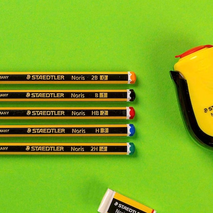 Artikelbild 9 für STAEDTLER Noris 120 Bleistifte HB schwarz/gelb, 12 St., Artikelnummer 491084