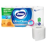 Artikelbild 1 für Zewa Toilettenpapier Ultra Clean 4-lagig, 8 Rollen, Artikelnummer 966130