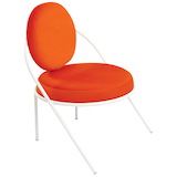 Artikelbild 1 für meet powered by PAPERFLOW Sessel SATURNE rost weiß Stoff 70,0 x 73,0 x 88,0 cm, 1 St., Artikelnummer 231827