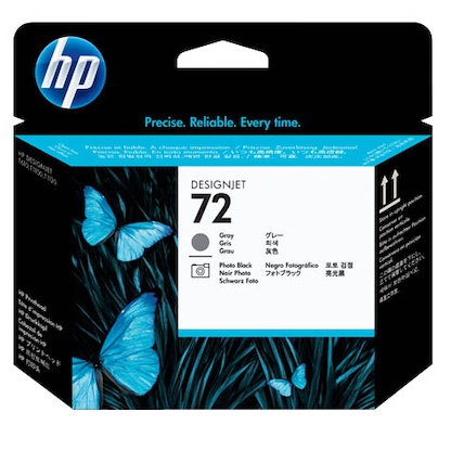 Artikelbild 3 für HP 72(C9380A) Foto schwarz, grau Druckkopf, Artikelnummer 270249