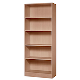 Artikelbild 1 für HAMMERBACHER Aktenregal Prokura nussbaum 80,0 x 40,0 x 200,4 cm, 1 St., Artikelnummer 970806