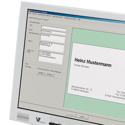 Artikelbild 3 für SIGEL Visitenkarten DP830 matt weiß 185 g/qm, 150 St., Artikelnummer 503896